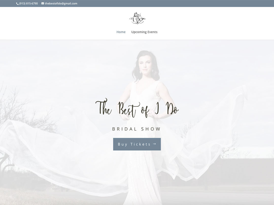 The Best of I Do bridal show website